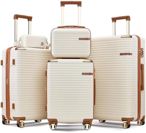 Joyway Luggage Sets Piece,Expandable Hard Shell Suitcase Set