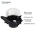 ECCPP HVAC Plastic Heater Blower Motor ABS for Ford w/Fan Cage fit for 1997-2002 for Ford Expedition /2002-2005 for Ford Explorer /1997-2003 for Ford F-150/2004 for Ford F-150 Heritage