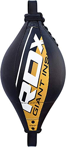 image for RDX Double End Speed Ball Bag Maya Hide Leather Boxing Floor to Ceilin