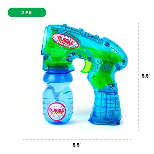 Boley LightUp Bubble Guns 2 Pack Bubble Gun for Kids & Toddlers