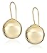 14k Yellow Gold Ball Dangle Earrings