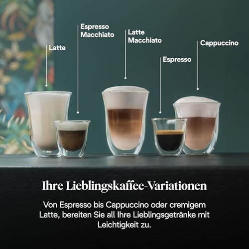 Dedica Style - Perfetto Kompakte Siebträgermaschine Espressomaschine mit Tasten, manuellem Milchaufschäumer für Espresso und Cappuccino, ESE Pad geeignet, 15cm breit, Weiß (EC685.W)