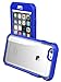 iPhone 6s Plus Case, roocase [Glacier TOUGH] iPhone 6 Plus (5.5-inch) Hybrid Scratch Resistant Clear PC / TPU Armor Full Body Protection Case Cover with Built-in Screen Protector for Apple iPhone 6 Plus, Palatinate Blue