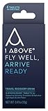 1Above Anti Jet Lag Flight Drink Tablets for Prevention & Relief from Travel Fatigue - Used by Pilots, Business Travelers - Pycnogenol Helps Energy, Circulation and Hydration When Flying - 4 Count