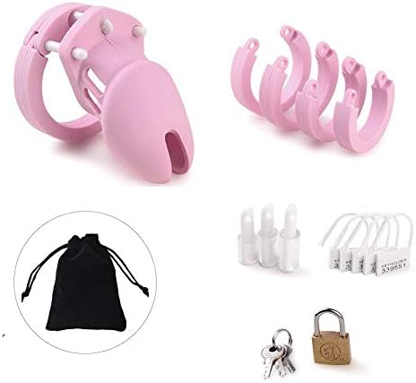 Male Briefs Comfortable Device, Silicone Cage Desig Chastit_y, Lightweight Premium Medical Pouch Device