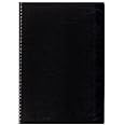 Clairefontaine Classic Wirebound Notebooks 8 1/4 in. x 11 3/4 in. ruled with margin, black cover 50 sheets