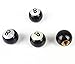 MM-Sports-USA Bicycle [Qty: 1] Set of 4 Billiards 8-Ball Shaped Tire Valve Stemsthumb 2
