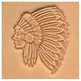 Springfield Leather Company Indian Chief 3D Leather Stamp
