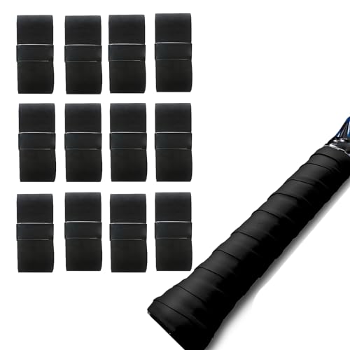 VXMBNB, Overgrip Tenis, Overgrip Padel de 12 Piezas, Absorbente del Sudor y Antideslizante, Apto para Tenis, Cricket y Otras Raquetas.