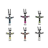 Swag Design Horseshoe Nail Cross Necklace (***6 Pack Swag Horseshoe Nail Crosses)