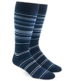Multistripe Men's Cotton Blend Dress Socks