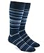 Multistripe Men's Cotton Blend Dress Socks