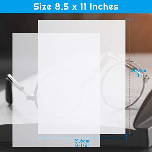 image for Vellum Paper 8.5 x 11, Anezus 110 Sheets Translucent Vellum Drafting P