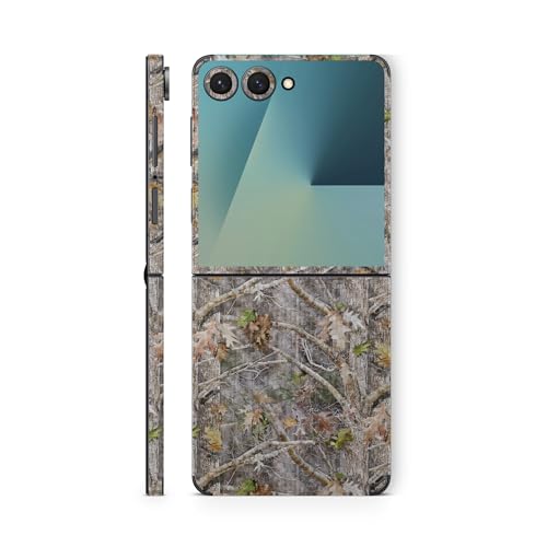 Carbon Fiber Phone Skin Compatible with Samsung Galaxy Z Flip 7 - Kanati - Prem…