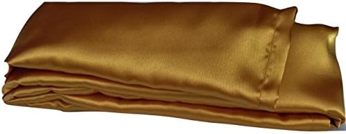 Cord Cover Antique Gold Satin Fabric Handmade 100 Sizes Available