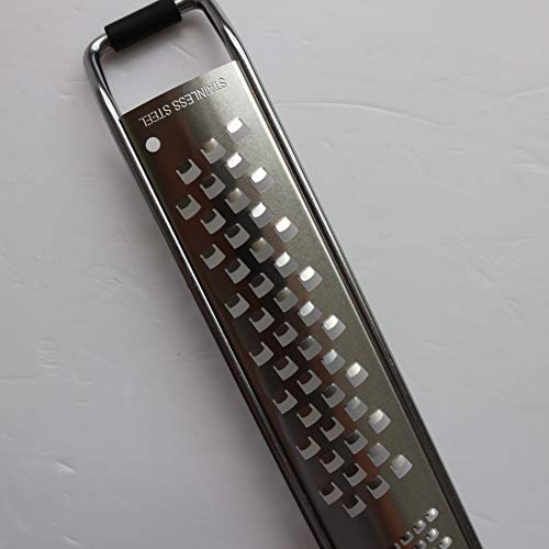 Wide Citrus Lemon Zester Cheese Grater Parmesan Ginger Garlic Nutmeg Chocolate Vegetables Fruits Razor-Sharp Stainless Steel Blade Protect Cover Dishwasher Safe Color Yellow - Thumbnail 3