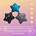 Serenilite Firm Star Stress Ball and Hand Therapy Gel Squeeze Exercise Ball - Great for Anxiety and Hand Strengthening - Optimal Stress Relief