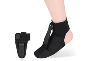 HKKORDG Plantar Fasciitis Night Splint Sock (1PCS), Soft Plantar Fasciitis Brace with Arch Support for Sleeping Achilles Tendonitis Foot Drop Heel Pain - Plantar Fasciitis Relief for Women and Men (Medium)