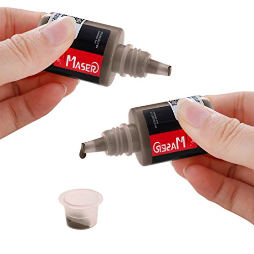 Tattoo Pigment 10ml SMOKE GRAY Color Permanent Makeup Tattoo Ink for Makeup Tattoo machine Eyebrow or Lip - Thumbnail 2