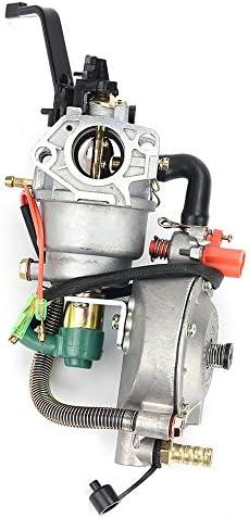 Butom Dual fuel Carburetor with Manual Choke LPG NG Conversion Kit for 4.5-5.5KW GX390 188F Portable Gasoline Generator