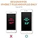 DTTO Compatible with iPhone 8 Plus Case and iPhone 7 Plus Case, Silicone Case [Romance Series] Rubber Anti-Scratch Thin Slim Fit Cover for iPhone 8 Plus 7 Plus 5.5 inches - Midnight Blue