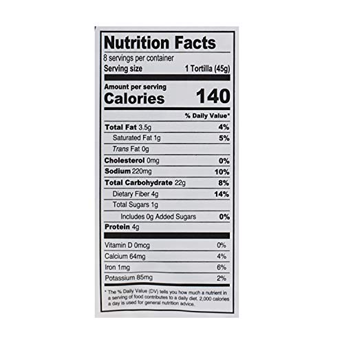 Ole Xtreme Wellness Sprouted Whole Grains Flour Tortillas | 8" Size | 8 Count Each Pack | 6 Pack CaseHealthy Life Style.