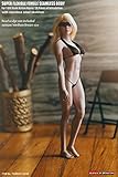 Anyota Action Figures 1/6 Scale Dolls Female Seamless Body S23B Full Silicone Super Flexible Suntan Medium Breast Size(Head Not Included)
