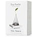Tea Forte Ceramic TEA TRAY for Presenting and Resting Signature Pyramid Tea Infusers, Two Per Box, Orchid White