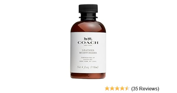 Amazon Com New Coach Leather Moisturizer 4 Oz Clothing