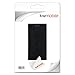 kwmobile Flip Case Compatible with Nokia Lumia 730/735 - Book Style Protective Front Flip Cover Smartphone Case - Black