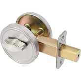 Delaney Hardware 206-S-US32D-One-Sided Deadbolt Full Bore One Sided Deadbolt Full Bore, Stainless Steel