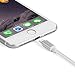 iPhone Headphone Adapter, 8 Pin Apple Lightning to 3.5 mm Headphone Jack Adapter Speaker Connection Converter (Silver)