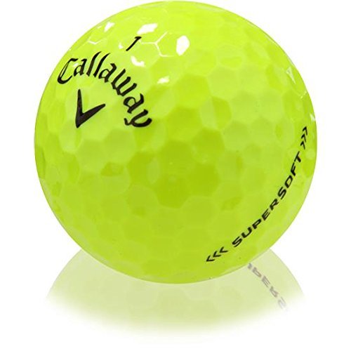 Callaway Golf Supersoft Yellow Personalized Golf Balls