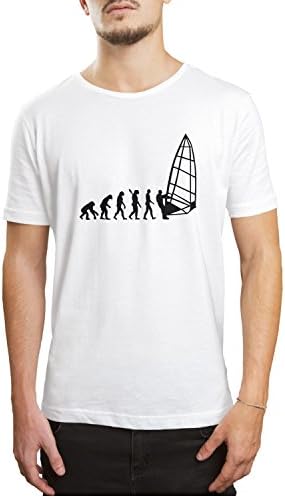 DGHIJAUSA Evolution Windsurfing Men's Graphic T Shirt
