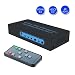 4K@60Hz HDMI Switch 3x1 FiveHome 3 Port HDMI Switcher Support Auto Switch with IR Wireless Remote,HDCP 2.2,Full HD/3D