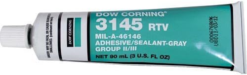Dow Corning 3145 Gray Rtv Mil-A-46146 Adhesive Sealant, Gray, 3 Oz. Tube by stanleysupply