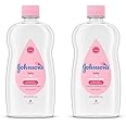 Johnson & Johnson SLC (Cosmetics) Baby Oil, 20 Fl Oz (Pack of 2)