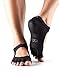 ToeSox Women's Plie Half Toe Grip for Yoga, Pilates, Barre, Dance, Toe Socks With LEATHER PAD