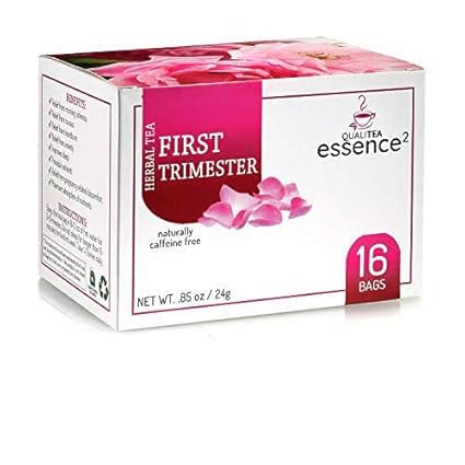 Amazon Com Qualitea E2 Organic First Trimester Pregnancy Tea 16 qualitea e2 organic first trimester pregnancy tea 16 bags natural 1st trimester herbal morning sickness remedy nausea relief for heartburn