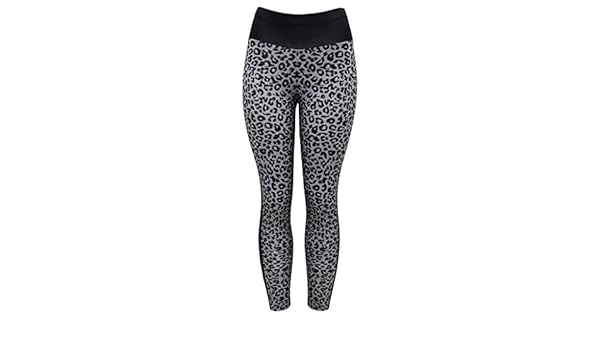 leopard print exercise tights