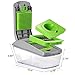 FITNATE Update version 13 in 1 Vegetable&Food Chopper Slicer Dicer, Onion Chopper, Vegetable Spiralizer Mandoline Slicer Dicer Pro, Veggie Shredder Cutter, with Brush &Organizer Bag, Dishwasher Safe