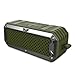ZEALOT S6 Waterproof Portable Wireless Bluetooth Speakers Power Bank with Built-in 5200mAh Battery, Dual Drivers, Subwoofer, Aux Audio and TF Card - Army Green