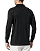BALEAF Men's Polo Shirt Long Sleeve Golf Shirt UPF 50 Sun Protection Quick Dry for Tennis Lightweight Performance Shirt Black Size XL