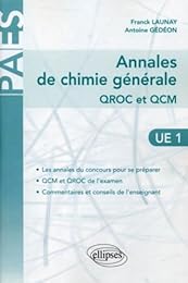 Annales de chimie générale, UE 1