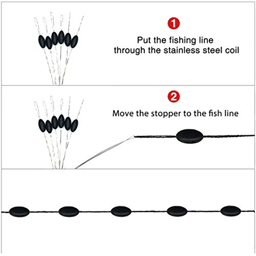 Fishing Knots Bobber Stop Knot Rubber Bobber Stops Bobber Stopper