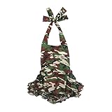 Lisianthus Baby Girls' Ruffles Romper Dress Summer Clothing Camouflage Size 24M