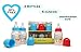 Winnie The Pooh Bundle of Joy 8 pieces Baby Gift Set 3 Pooh Baby Bibs 3 Pooh Baby Bottles 1 BPA Free Pooh Sippy Cup 1 Cute Pooh Christmas Stocking 0-12 Months in Natural Kraft Gift Box for Boys