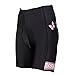 Paladin Women's Mountain Bike Pants with Inner Padded Butterfly Pattern Black Cycling Shorts Size L