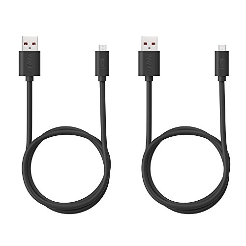[2 Pack] EasyAcc Micro USB 2.0 Charging Cable, 3.3 ft [For Charging Only; Has No Data Transfer Capabilities]