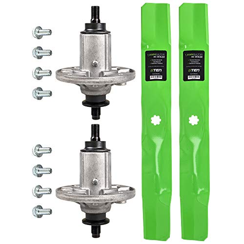 8TEN Spindle Bagging Blade Kit for John Deere 42 inch Deck 105 115 125